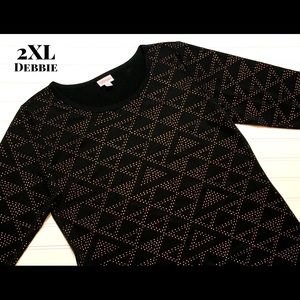 Black embellished Debbie by LuLaRoe